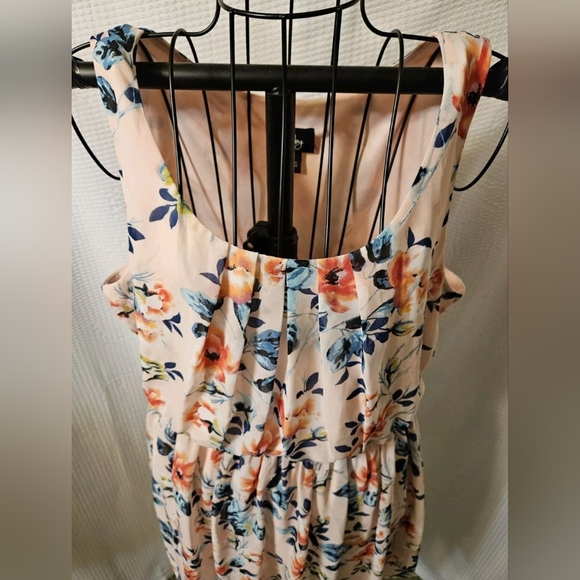 By & By Women's Silky Sleeveless Cinched Waist Midi Dress Size XL - Picture 8 of 11